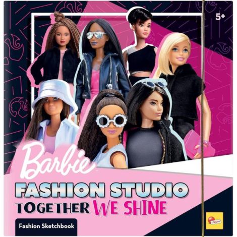 Set de colorat cu activitati Barbie - Fashion Studio - imagine 2